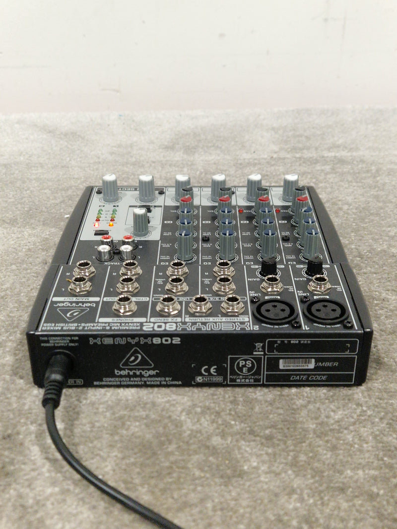 Behringer XENYX 802 Audio Mixer - 8-Input Compact - Excellent w/ Original Box & European Power supply - image 2