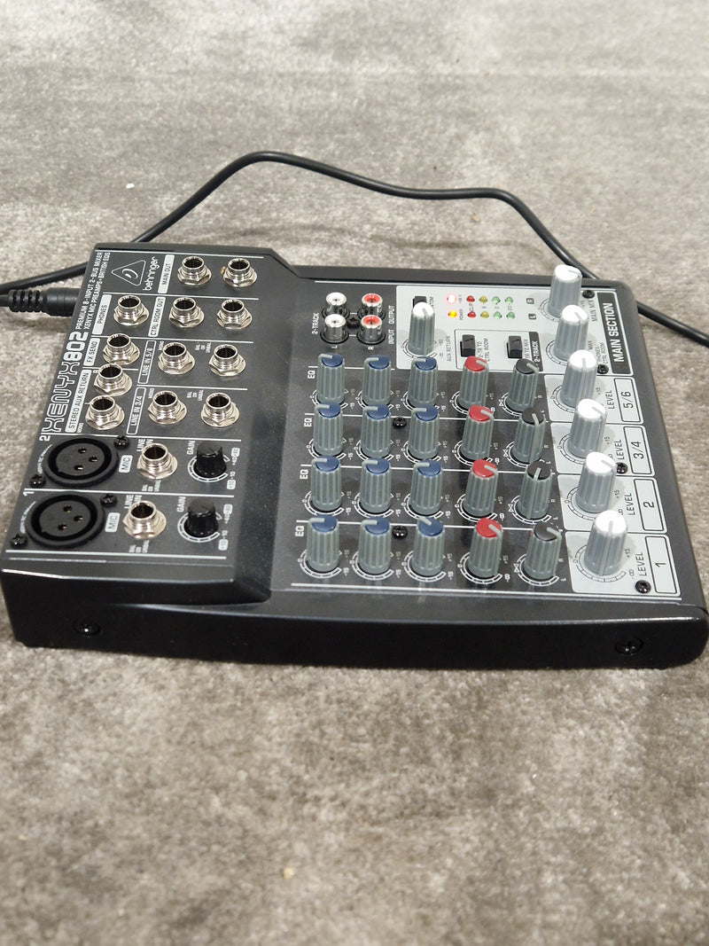 Behringer XENYX 802 Audio Mixer - 8-Input Compact - Excellent w/ Original Box & European Power supply - image 4
