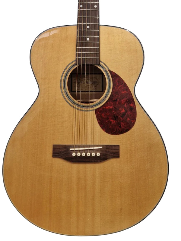 Freshman FAIFN Natural Acoustic Guitar - Excellent w/ Soft Case