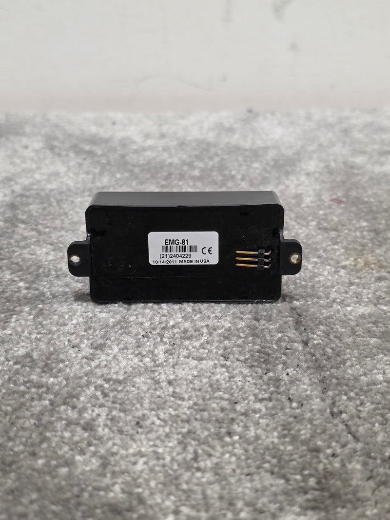 EMG 81 - Active Humbucker Pickup - Black/Chrome - Excellent - image 3