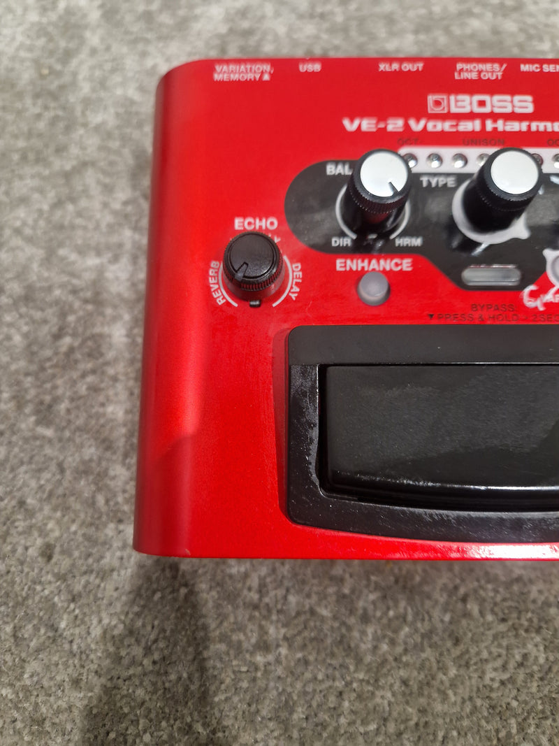 Boss VE-2 - Vocal Harmonist - Red - Excellent - image 12