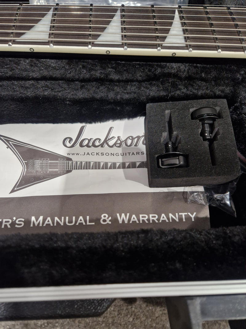 Jackson Jeff Loomis - Electric Guitar - Trans Black Flame Maple - Like New w/ Original Box, Hard Case, Manuals - image 13