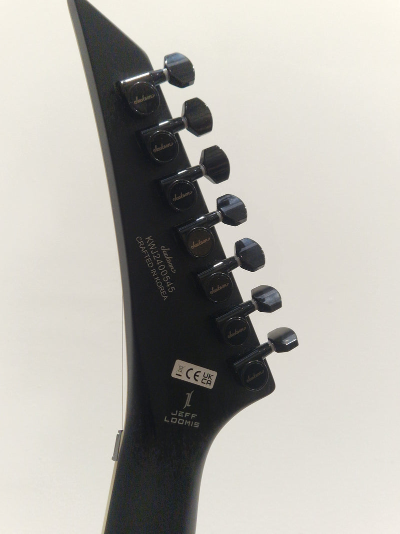 Jackson Jeff Loomis - Electric Guitar - Trans Black Flame Maple - Like New w/ Original Box, Hard Case, Manuals - image 2