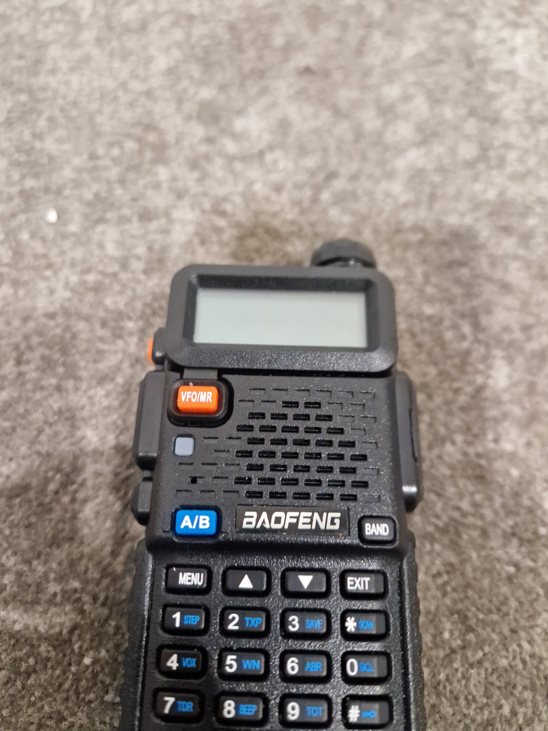 Baofeng UV-5R Black Receiver - Like New w/ Original Box & charging port, Antennae - image 12