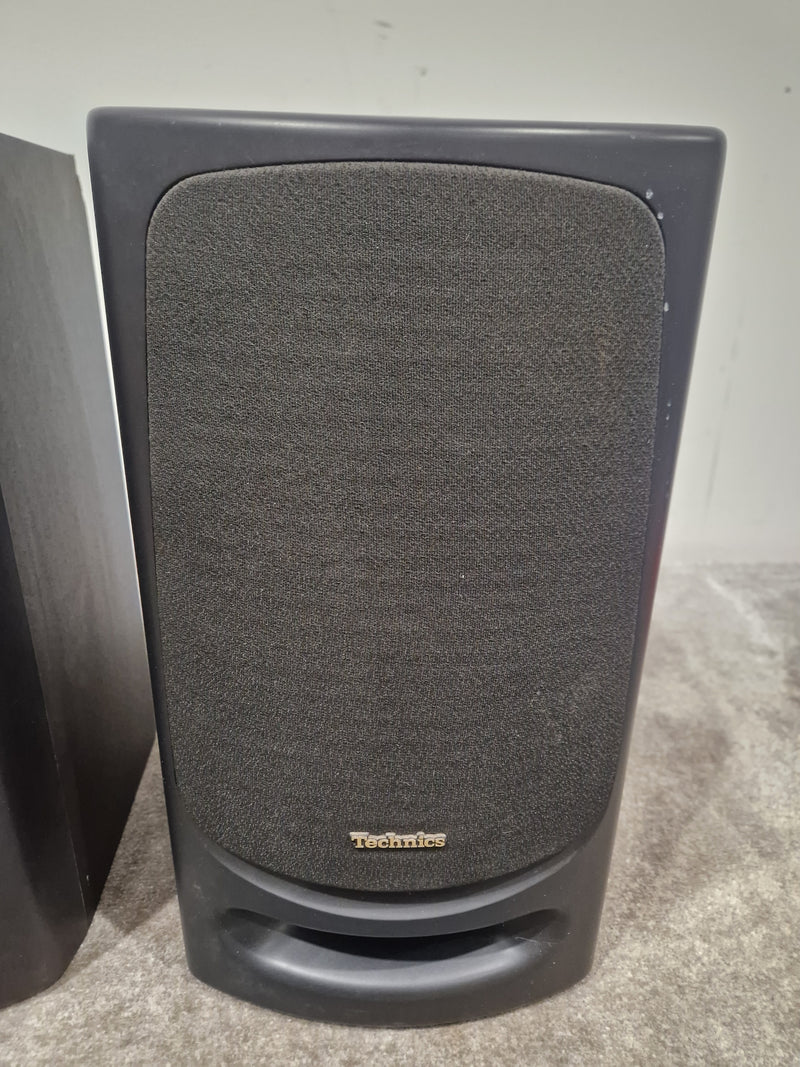 Technics - Bookshelf Speakers - Pair - Black - Fair - image 18