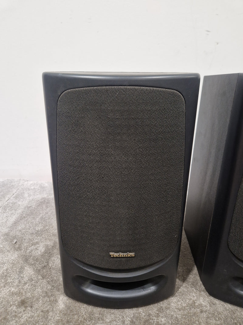 Technics - Bookshelf Speakers - Pair - Black - Fair - image 10