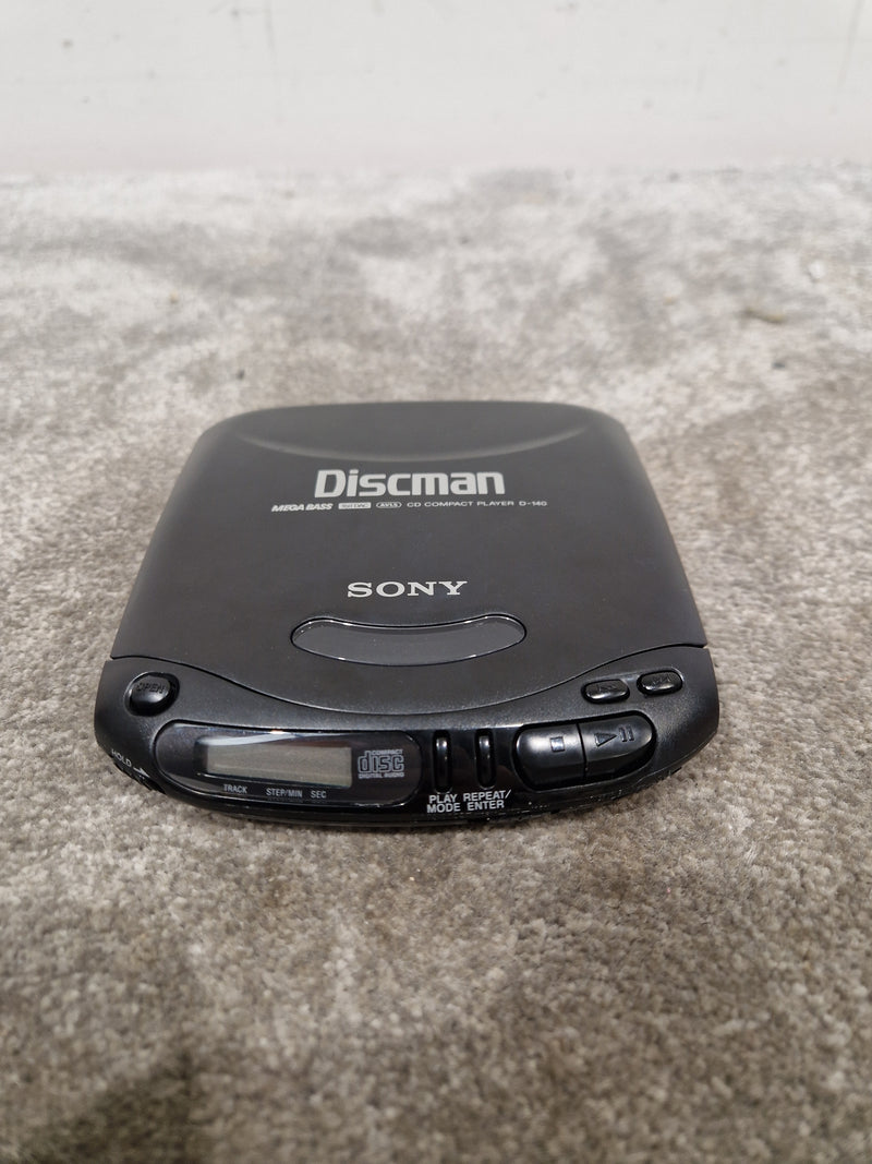Sony Discman D-140 - CD Player - Mega Bass - Black - Portable CD Player - Spares or Repair - image 3