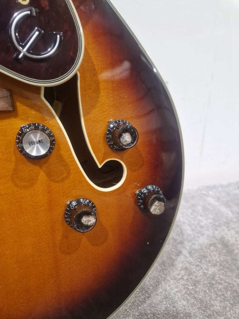 Epiphone Broadway - Semi-Hollow Electric Guitar - Sunburst - Good/Refurbished w/ Hard Case - image 2