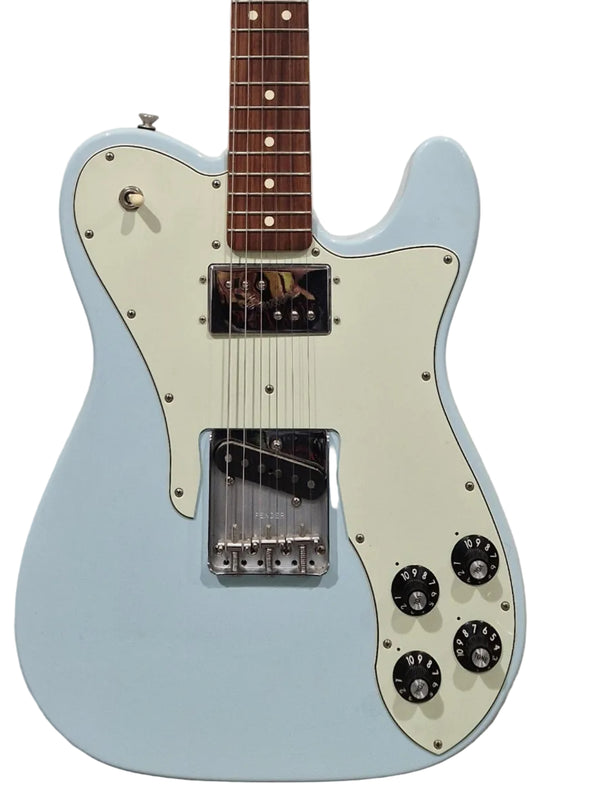 Fender Vintera Telecaster Custom - Electric Guitar - Sonic Blue - Made In Mexico S/N MX19051283 - Excellent w/ Soft Case - Refurbished