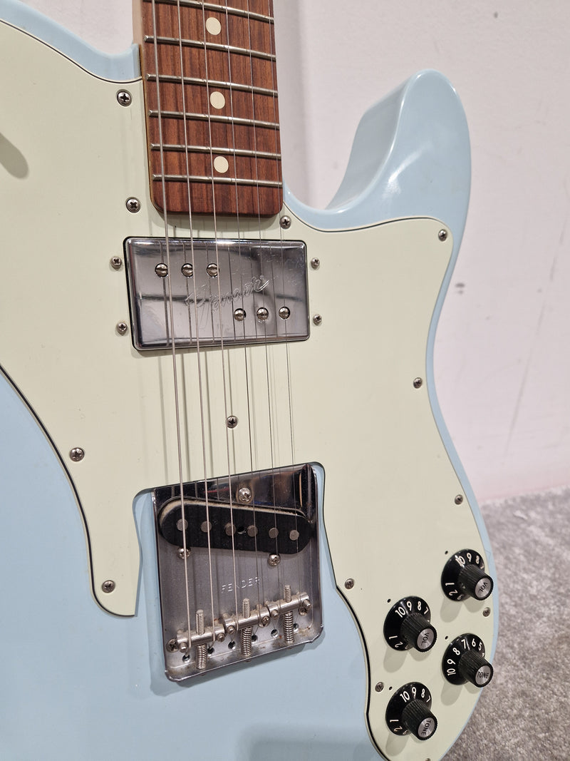 Fender Vintera Telecaster Custom - Electric Guitar - Sonic Blue - Made In Mexico S/N MX19051283 - Excellent w/ Soft Case - Refurbished - image 5