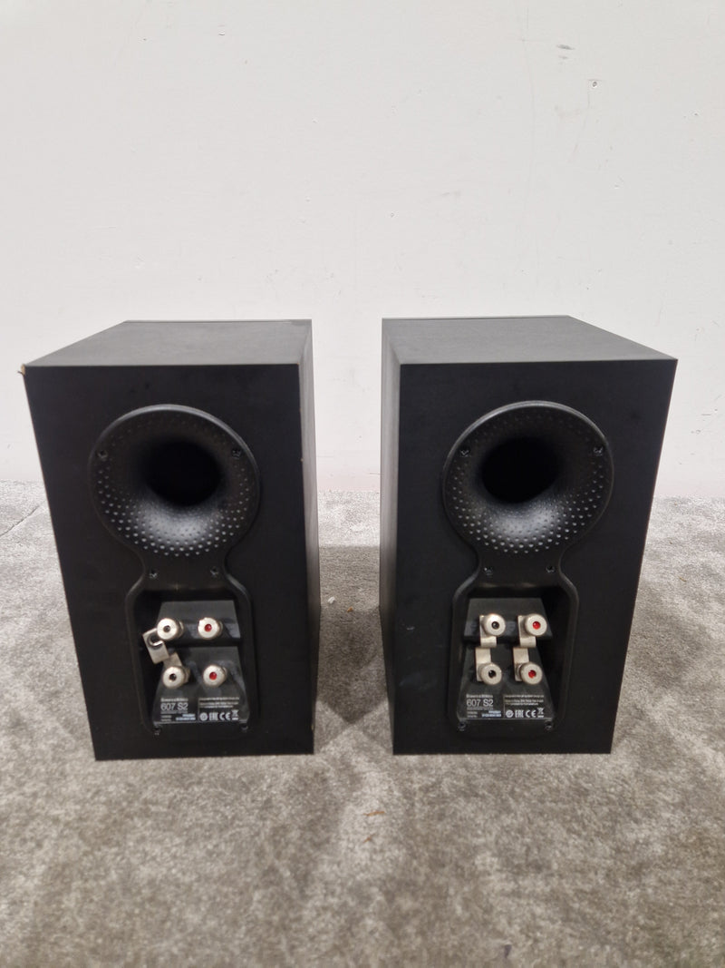 Bowers & Wilkins 607 S2 Anniversary Edition - Bookshelf Speakers - Pair - Black - Good - image 12