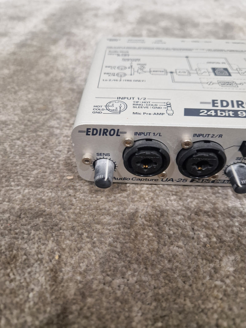 Edirol UA-25 - Audio Interface - SIlver - Excellent - image 4