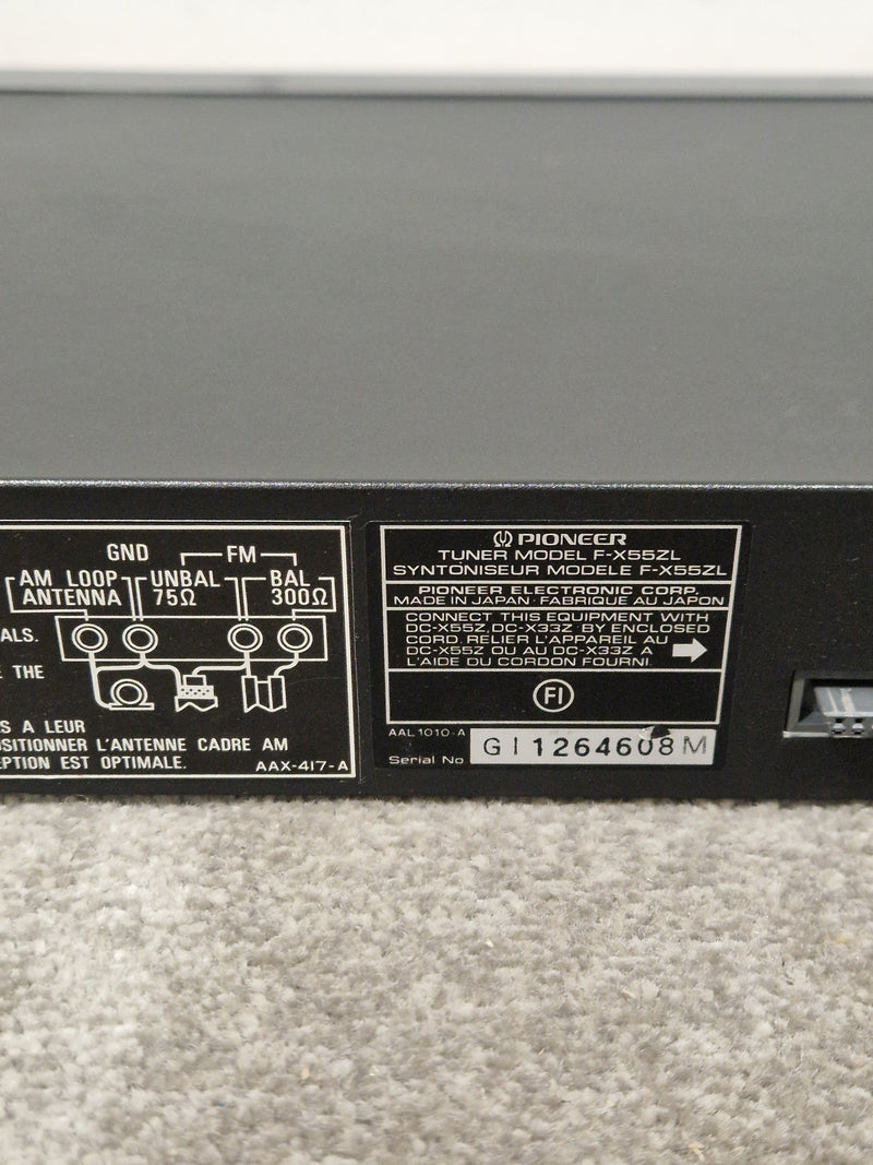 Pioneer F-X55ZL - Tuner - Black - Excellent - image 11