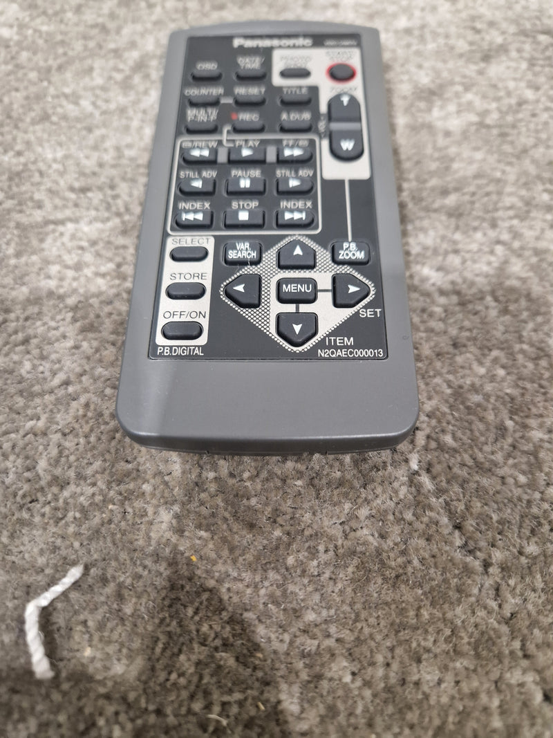Genuine Panasonic N2QAEC000013 Video Camera Remote Control - Remote Control - Like New w/ Strap - image 4