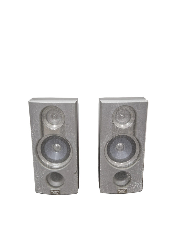 Sharp CP-E9000 Speakers - Silver - No Main Unit – Speaker - Excellent