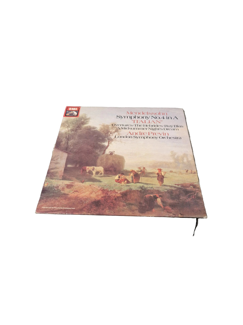 Mendelssohn - Symphony No. 4 "Italian", Overtures The Hebrides, Ruy Blas & A Midsummer Night's Dream Vinyl - Vinyl Record - Good - image 1