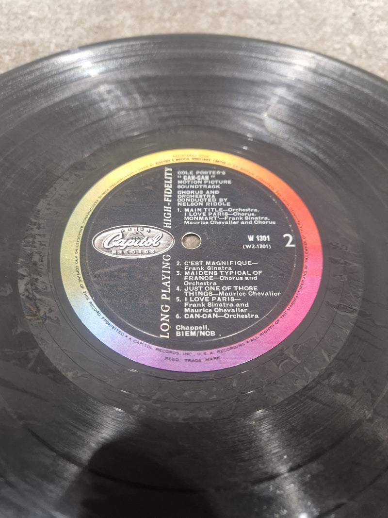 Cole Porter's Can-Can Musical Soundtrack Vinyl - Vinyl Record - Excellent - image 3
