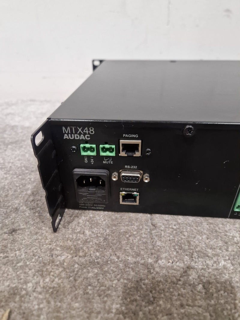 AUDAC MTX48 - Audio Matrix Mixer - Good - image 11