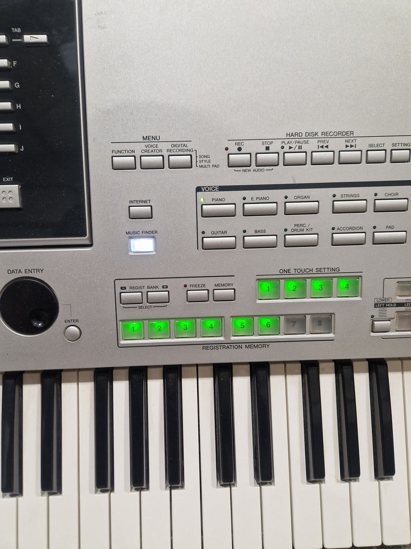 Yamaha Tyros 3 - Digital Workstation Keyboard - White/Silver - Excellent - image 7