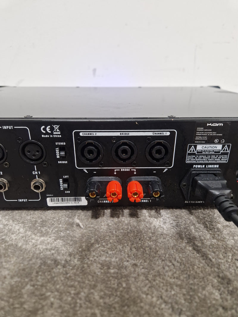 KAM KXR5000 - Power Amplifier - Black - Excellent - image 4