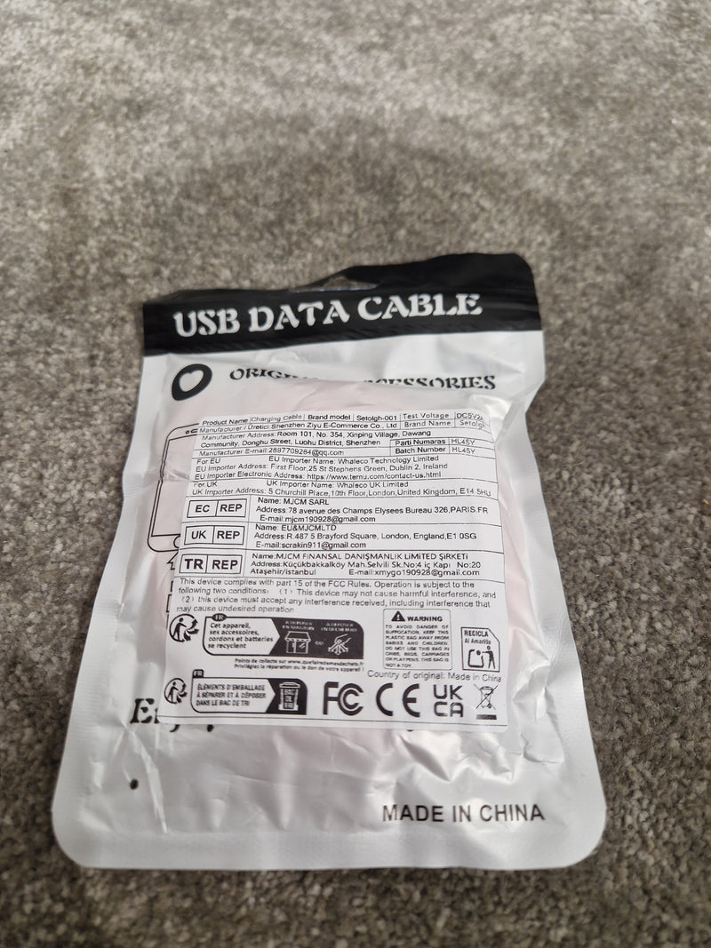 USB to Apple iPhone Lightning Cable - 2m Red Charging & Data Cable - Like New w/ Original Packaging - image 9