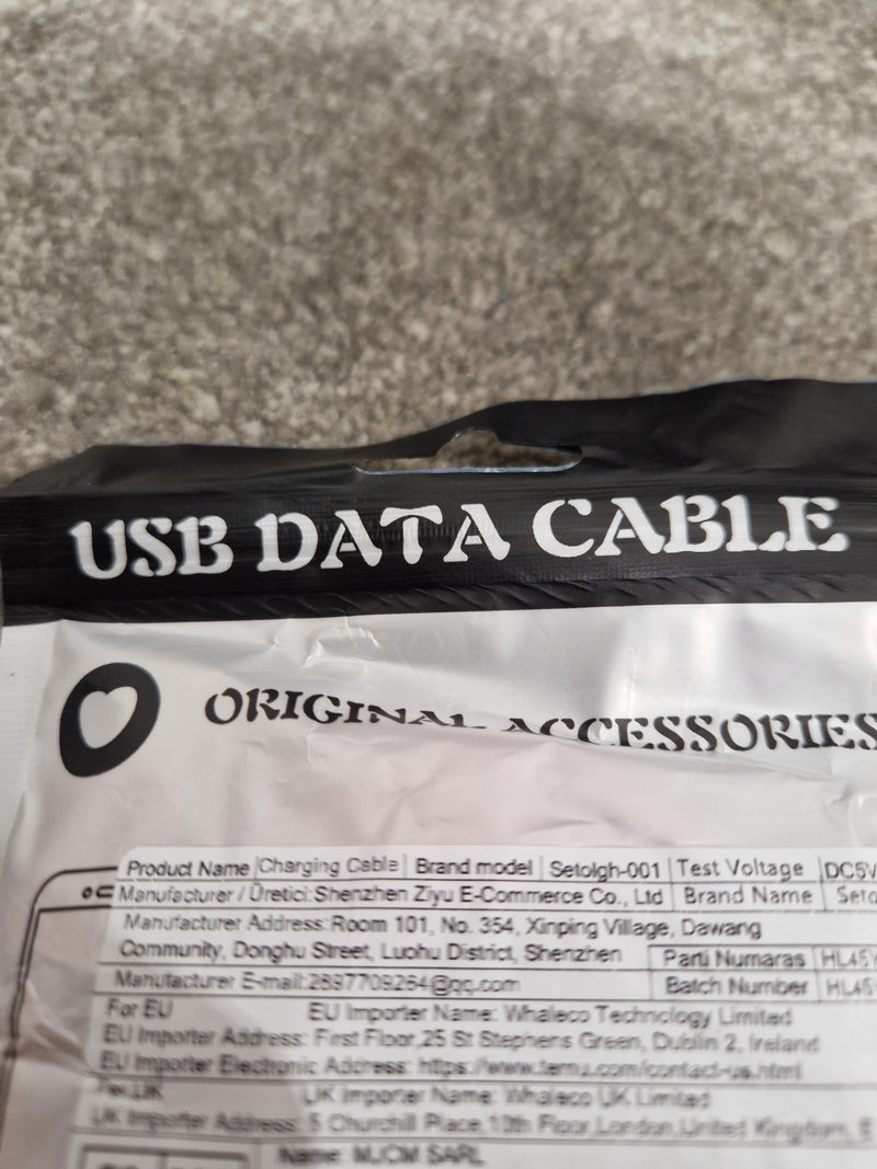 USB to Apple iPhone Lightning Cable - 2m Red Charging & Data Cable - Like New w/ Original Packaging - image 6