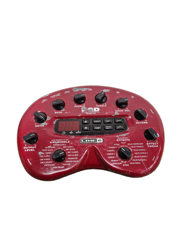 Line 6 POD - Guitar Processor - Red - Fair