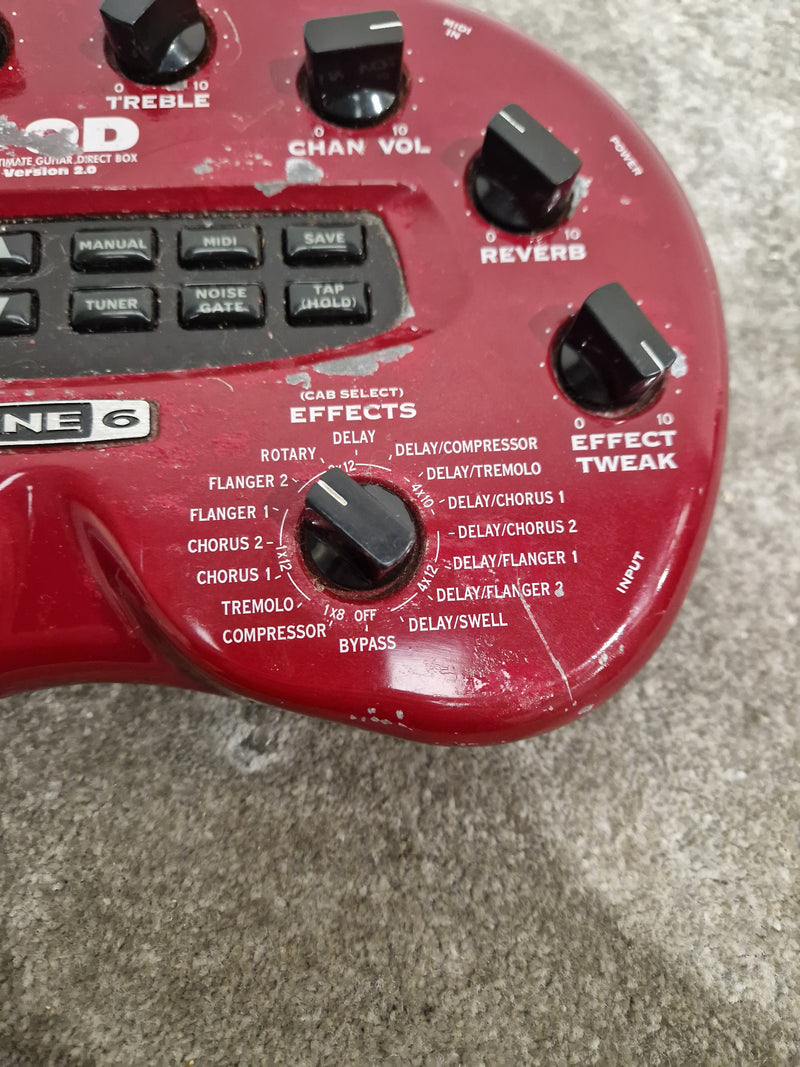 Line 6 POD - Guitar Processor - Red - Fair - image 6