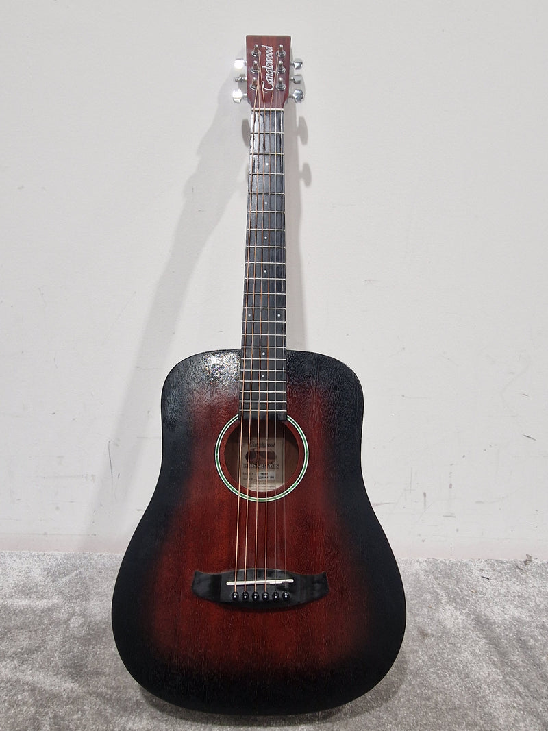 Tanglewood Crossroads TWCRT 3/4 - Acoustic Guitar - Dark Brown/Black - Excellent w/ Soft Case - image 5