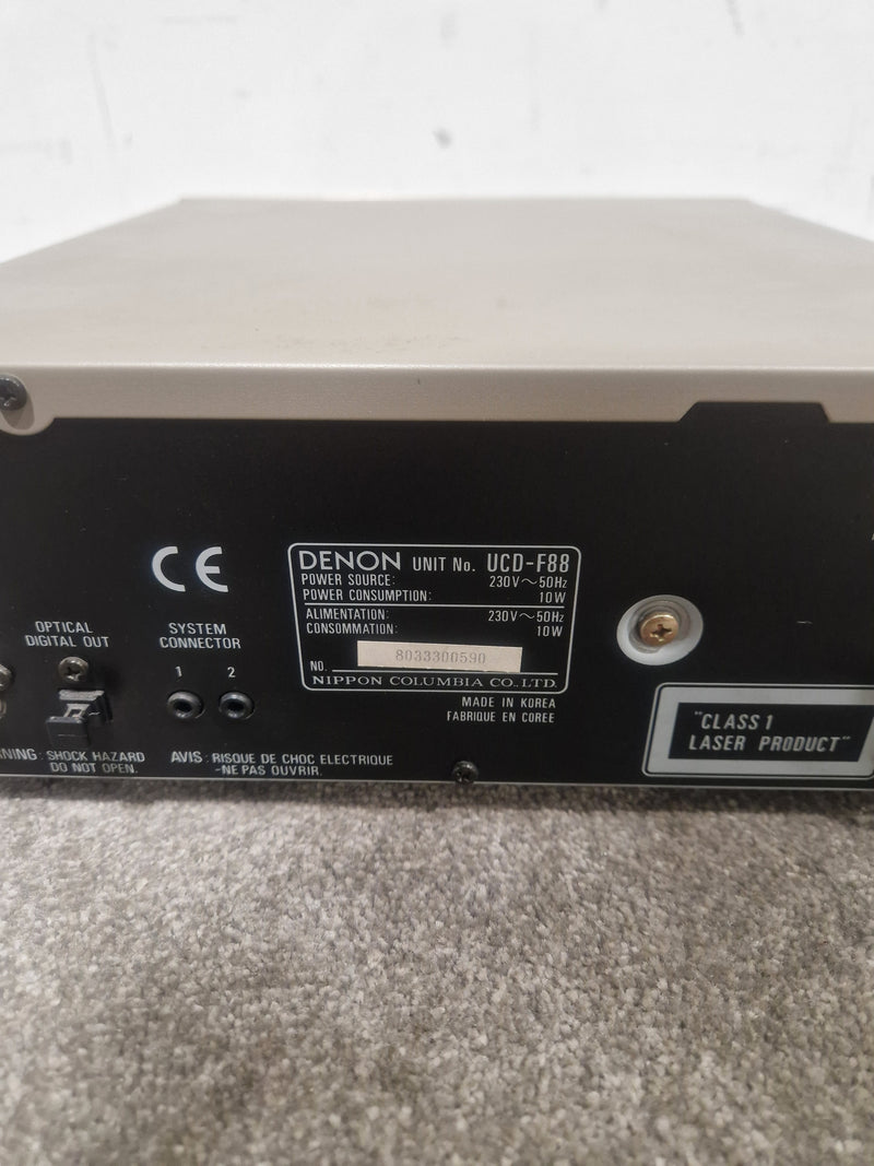 Denon UCD-F88 - CD Player - Silver - Spares or Repair - image 4
