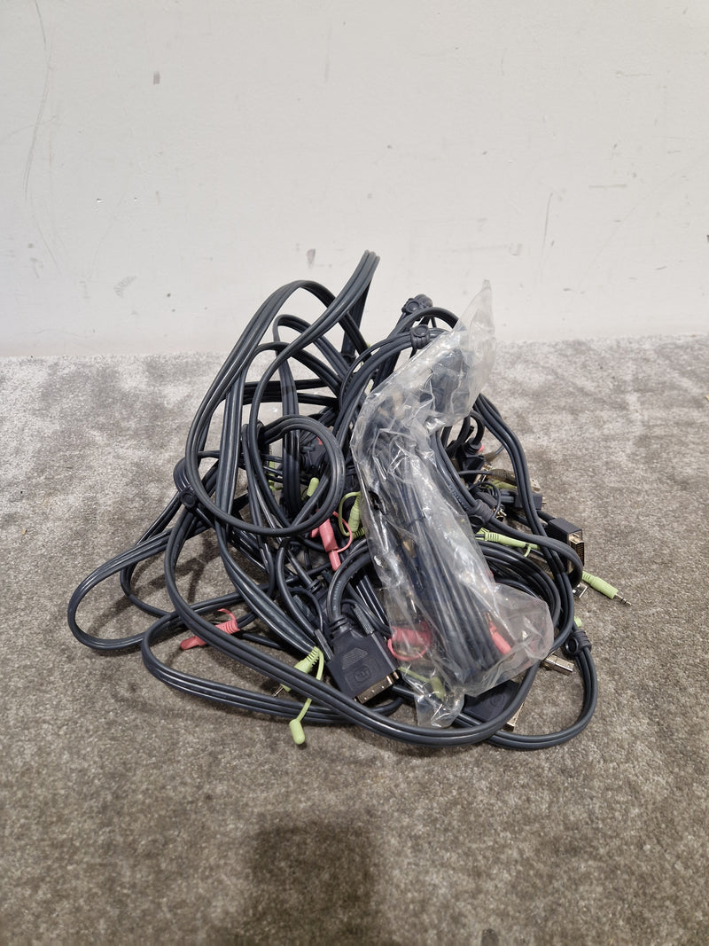 Job-Lot OF 2L7D02UI ATEN 6ft KVM Switch Cables - Grey X8 - KVM Switch Cable - Excellent - image 5