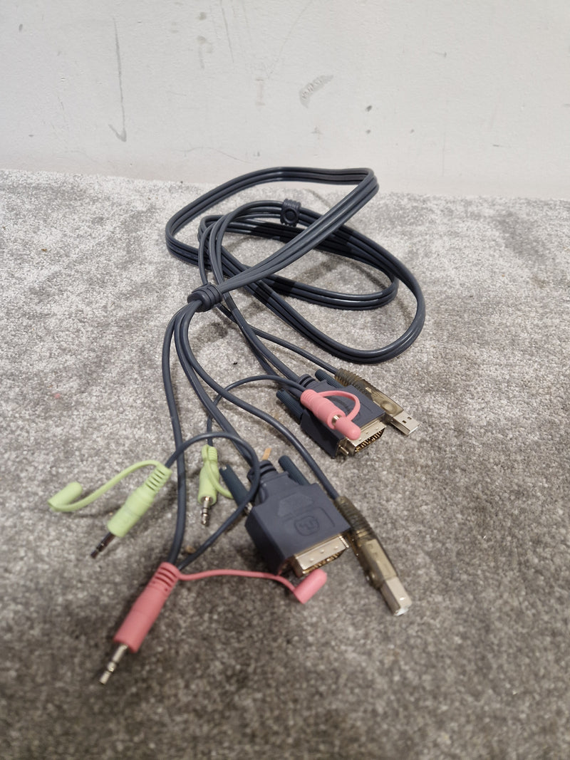 Job-Lot OF 2L7D02UI ATEN 6ft KVM Switch Cables - Grey X8 - KVM Switch Cable - Excellent - image 7