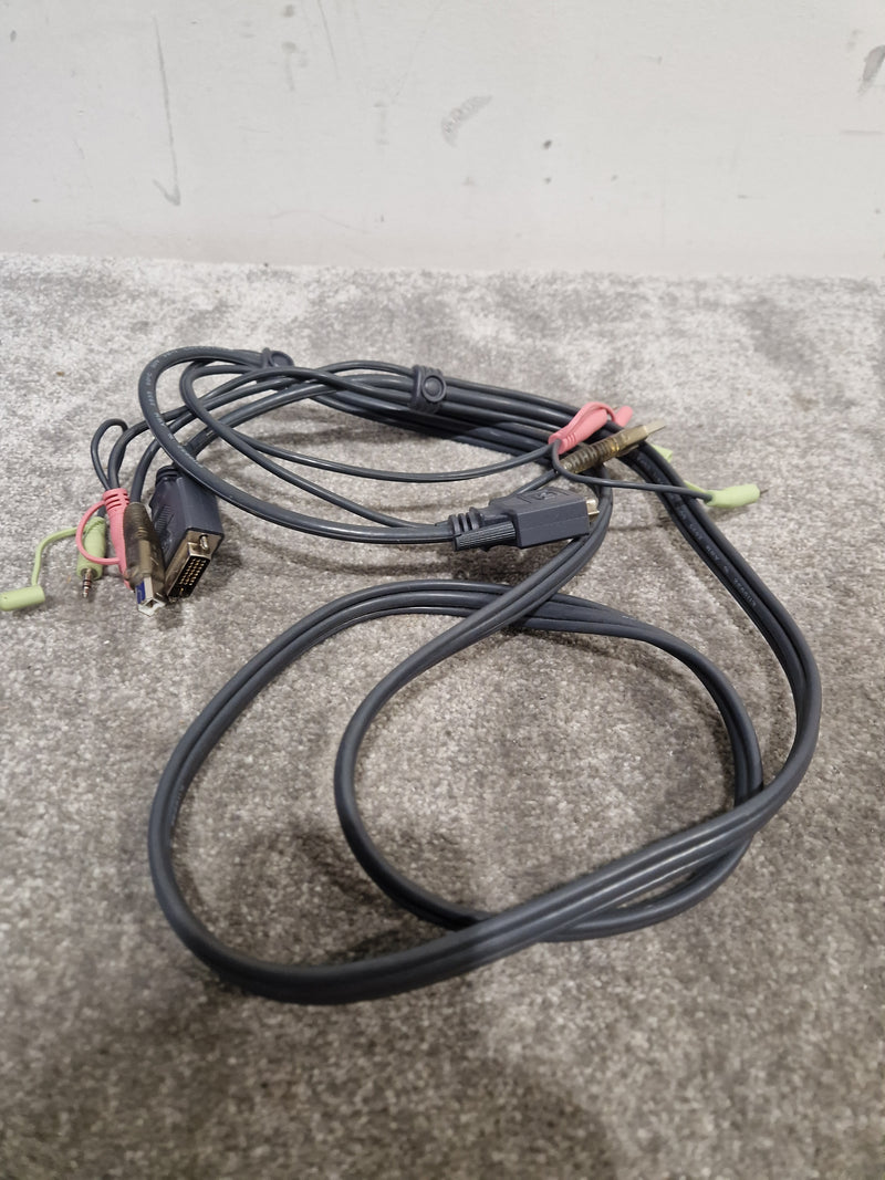 Job-Lot OF 2L7D02UI ATEN 6ft KVM Switch Cables - Grey X8 - KVM Switch Cable - Excellent - image 10