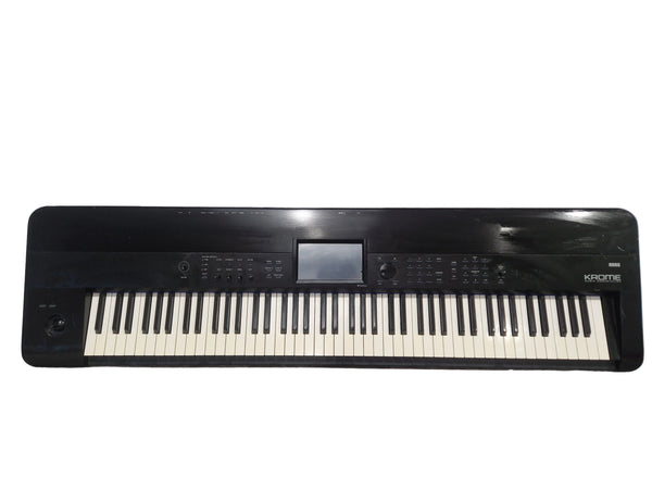 Korg Krome 88 - Digital Piano/Workstation - 88-Key - Dark Metallic - Good w/ Soft Case, Power Supply