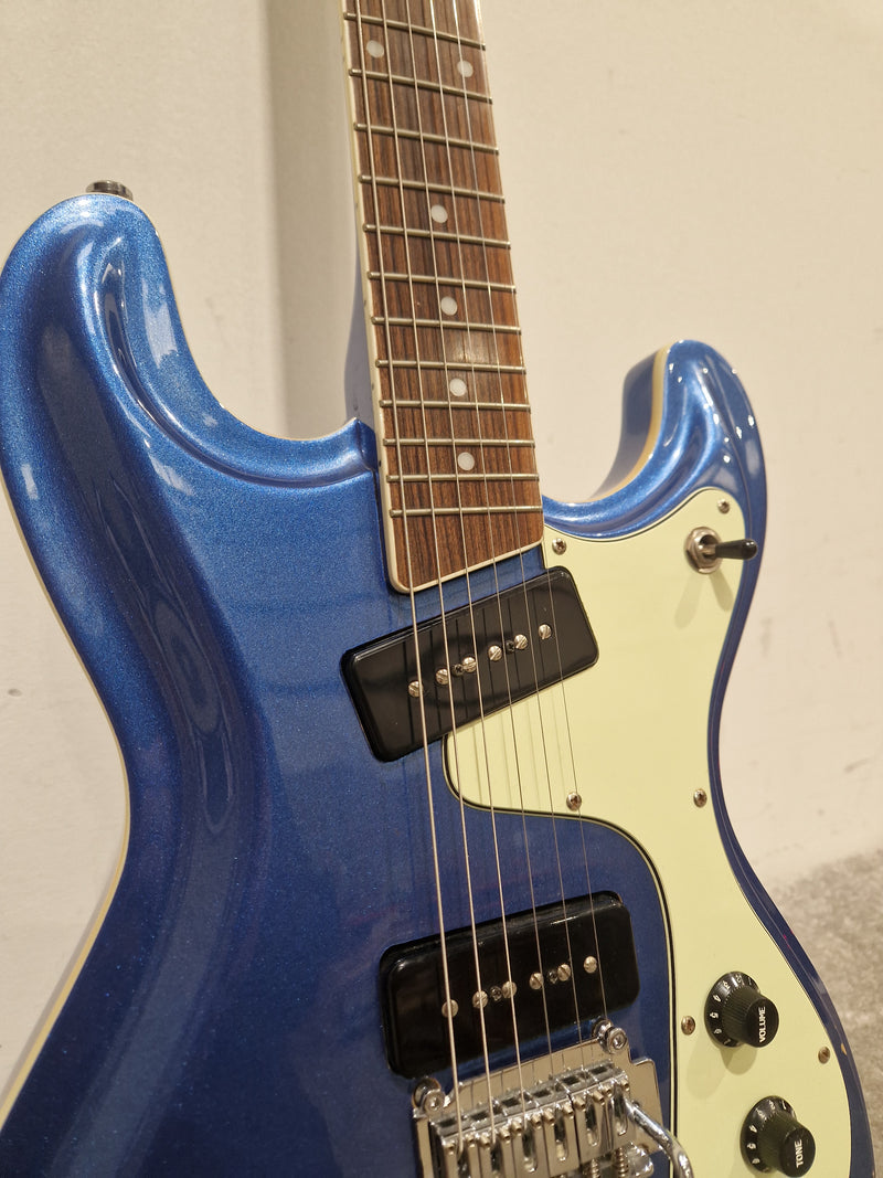 Wilson Bros The Ventures VM-65 - Electric Guitar - Blue - Good w/ Hard Case - image 17