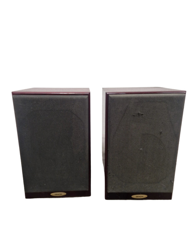 Denon E313 - Speakers - Pair - Red Wood - Good