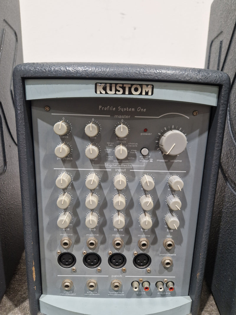 Kustom Profile System One Amplifier - Portable PA - Fair - image 4