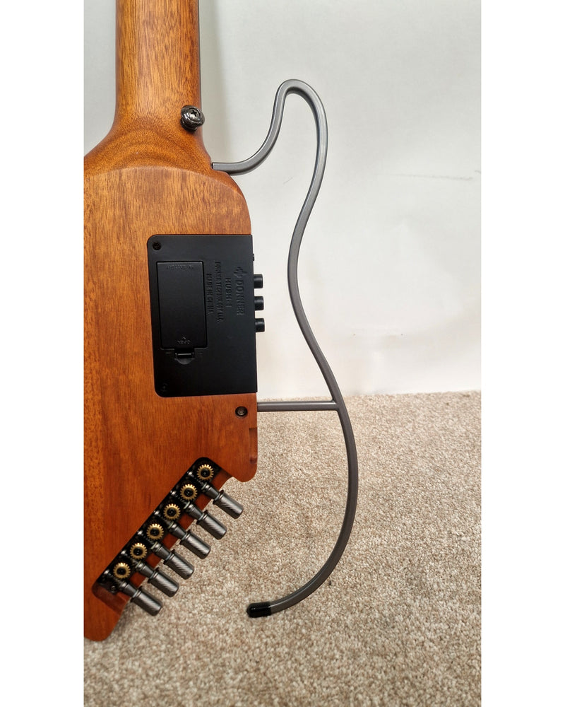Donner DONNER HUSH-I SILENT GUITAR - Electric Guitar - Natural - Excellent - image 11