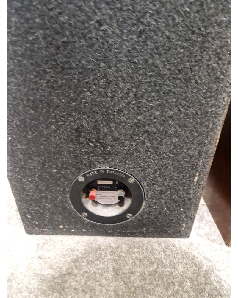 Celestion Ditton 15 - Hi-Fi Speakers - Pair - Wood Veneer - Fair - image 5