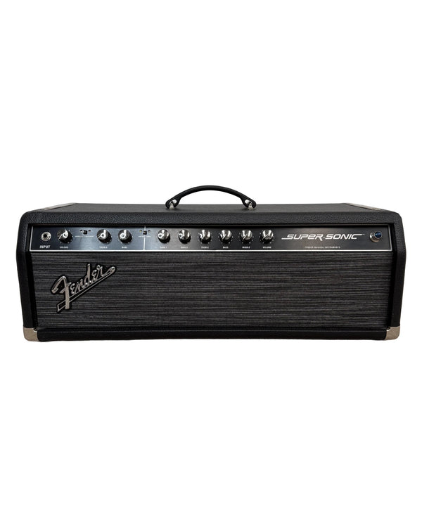 Fender Super-Sonic 60 Head - Guitar Amplifier - Black - Excellent w/ Hard Case, Power Supply, Cables