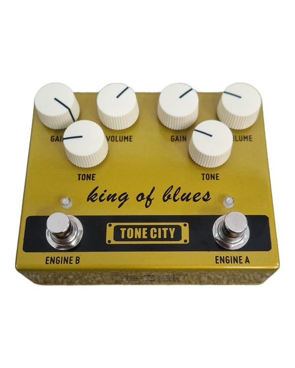 Tone City King of Blues - Overdrive & Distortion Pedals - Gold - Like New