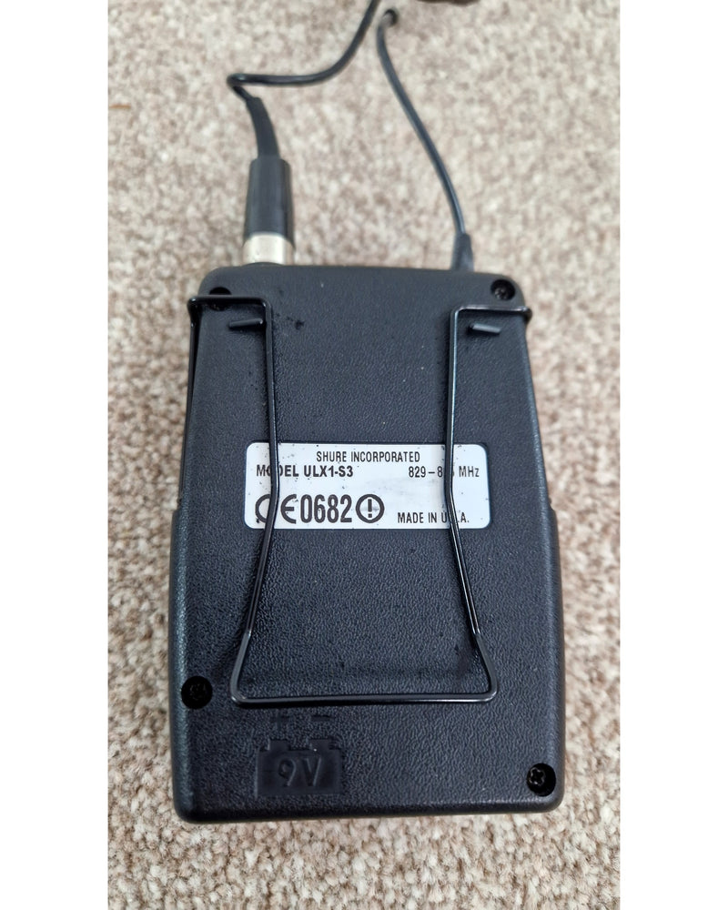 Shure ULX1-G3 Bodypack Wireless Transmitter - 829-865 Mhz - Excellent w/ Soft Case - image 8