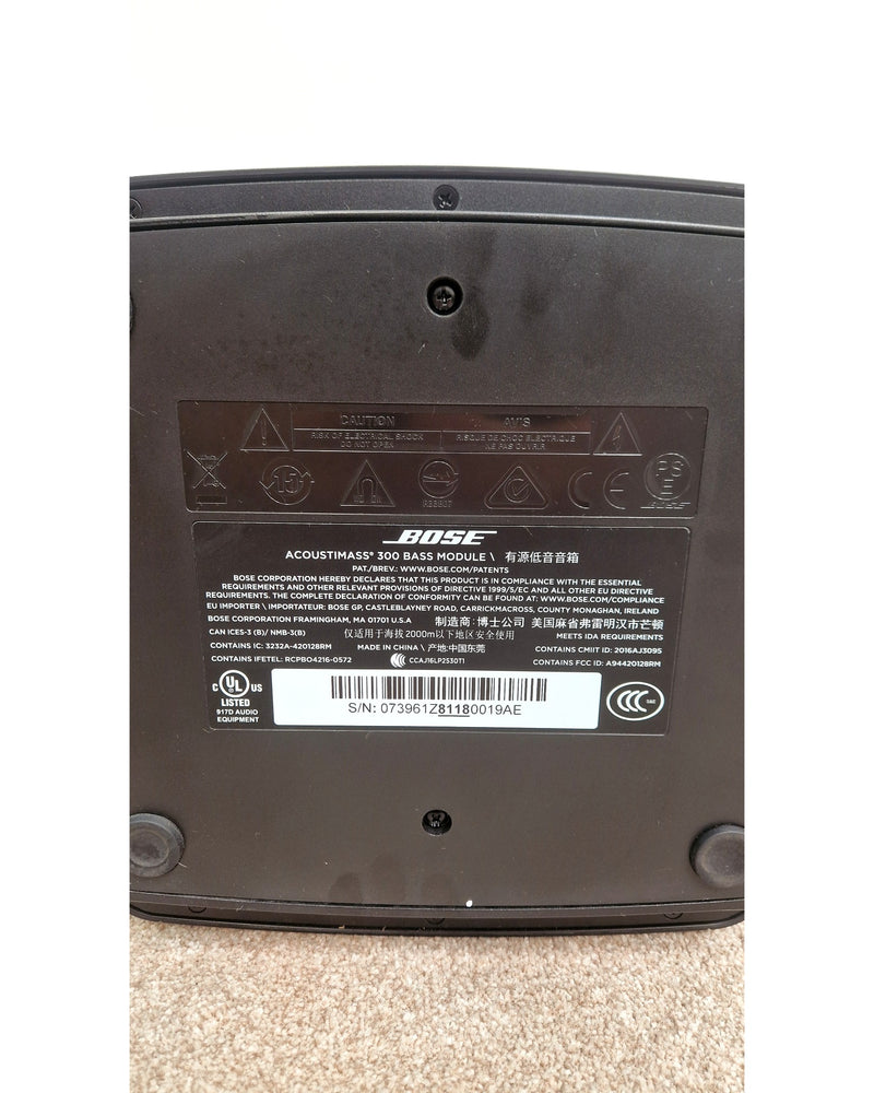 Bose Acoustimass 300 - Subwoofer - Black - Very Good - image 10