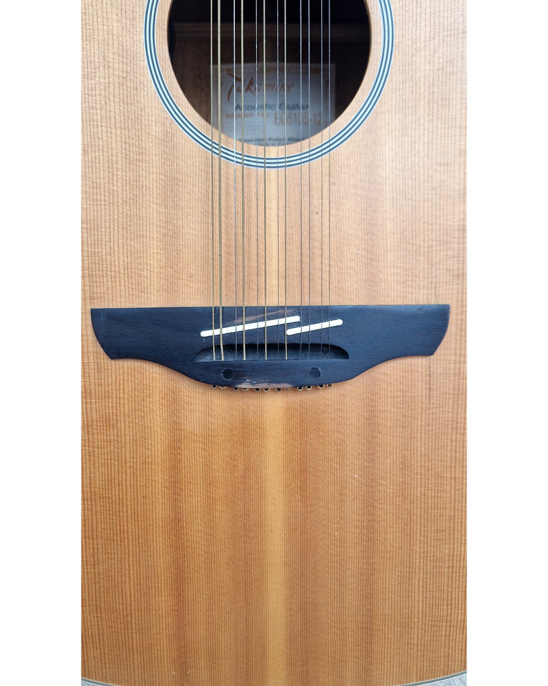 Takamine EG510S-12 - Acoustic Guitar - Natural - Excellent w/ Hard Case - image 4