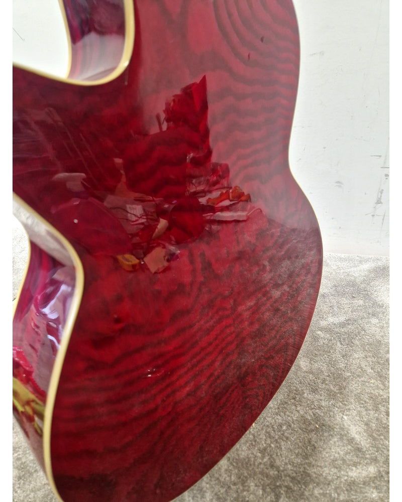 Washburn EA18TR Electro-Acoustic Guitar Red - Cutaway Design - Excellent - image 7