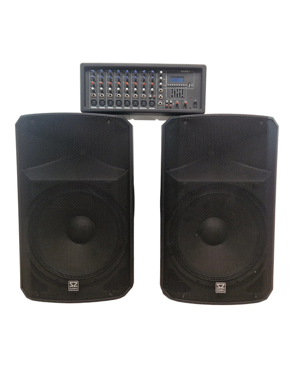 SubZero SZPA-815 - PA Speaker - Black - Very Good w/ Original Box
