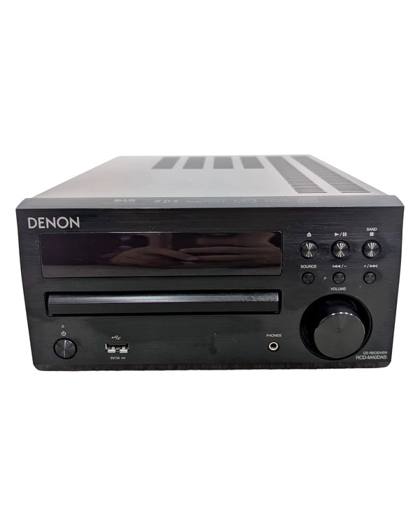 Denon RCD-M40DAB - Receiver - Black - Excellent w/ Remote Control