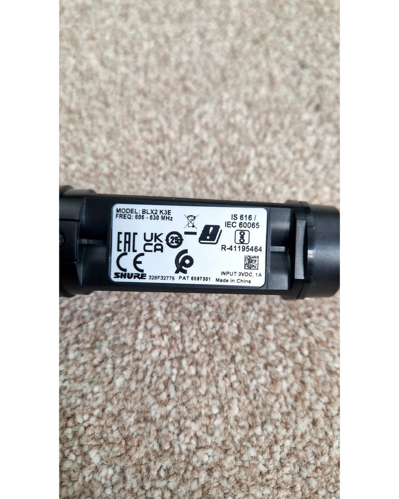 Shure BLX2/PG58 K3E - Like New - image 12