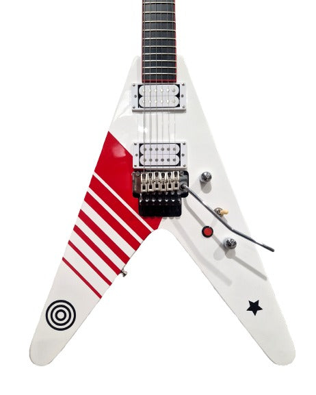 Palace Buckethead V - White/Red – Electric Guitar - Excellent w/ Soft Case