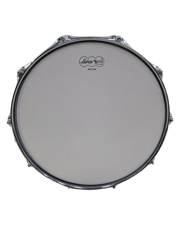 Ludwig Black Beauty Hammered 6.5" Snare - Acoustic Drum - Like New